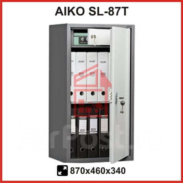 Шкаф бухгалтерский aiko sl 65 t el с электронным замком 63х46х34см