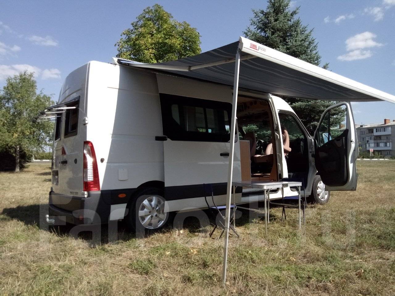 Автокемп. Renault Master автодом. Набор ильвайеия автокемп. Купить Кастомваген.