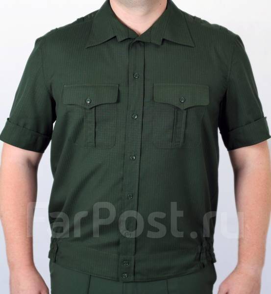 Военная рубашка с погонами