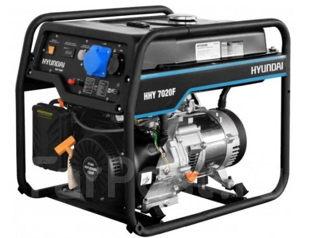 Генератор бензиновый Hyundai HHY 7020F. 5,5кВт. Гарантия, 5,50 кВт, 220 ...