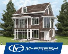 M-fresh Florentin (Проект дома из бруса с деревянными балками) в Анадыре M-fresh Florentin (Проект дома из бруса с деревянными балками). 300-400 кв. м., 2 этажа, 6 комнат, дерево