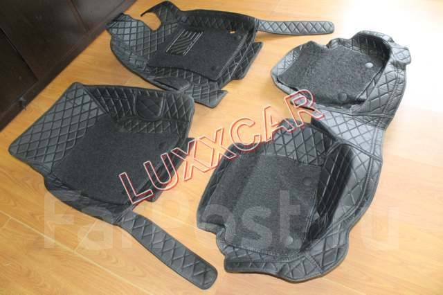 Кожаные 3D коврики Subaru Forester SH 2007-2012г (Двойные с ворсом ...