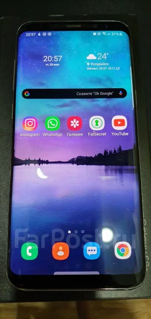 Samsung Galaxy S8+. �/�, ����������, 4G LTE, Dual-SIM, NFC ����