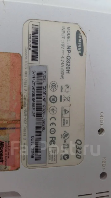 Samsung Q320. 13.4", 2,2����, ��� 4 ��, ���� 80���, WiFi: 1, Bluetooth: 1, ����������� �� 1��. ����