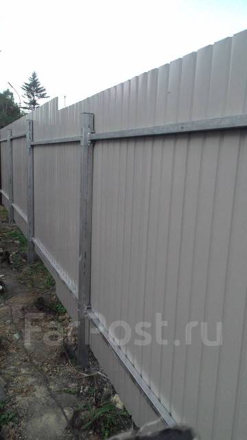 Столб для забора оцинкованный 80х60х2000мм - Металлоконструкции и ...