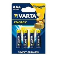 Батарейки алкалиновые Varta Energy ААА 4 шт во Владивостоке Батарейки алкалиновые VARTA ENERGY ААА 4 шт