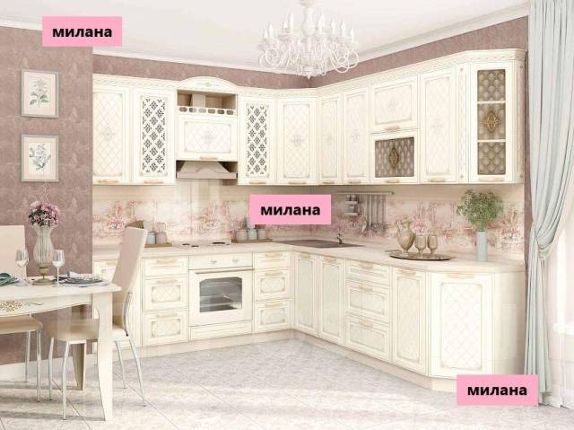 Кухонные модули для угловой кухни - 90 фото