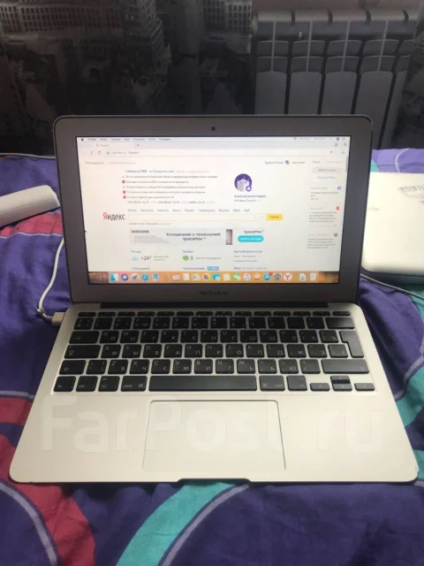 Apple MacBook Air 11 2011 Mid MC968. 11.6", 1,6����, ��� 2048 ��, ���� 64���, WiFi: 1, Bluetooth: 1, ����������� �� 3��. ����