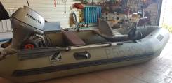 Лодка Zodiac с мотором Honda bf20 srtu в Калтане Zodiac. 2014 год, длина 3,80 м., двигатель подвесной, 20,00 л.с., бензин