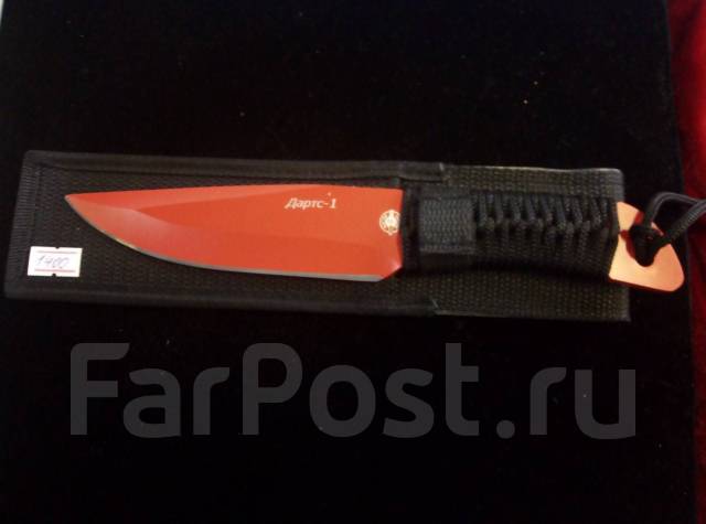 Нож Дартс-1 красный, новый, в наличии. Цена: 1 400₽ во Владивостоке