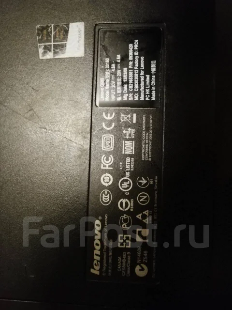 Lenovo G580. 15.6", 2,6����, ��� 4 ��, ���� 498���, WiFi: 1, Bluetooth: 1, ����������� �� 2��. ����