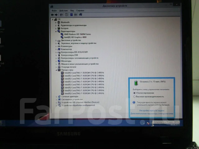 Samsung 350E5C. 15.6", 3,4����, ��� 8 ��, ���� 628���, WiFi: 1, Bluetooth: 1, ����������� �� 3��. ����