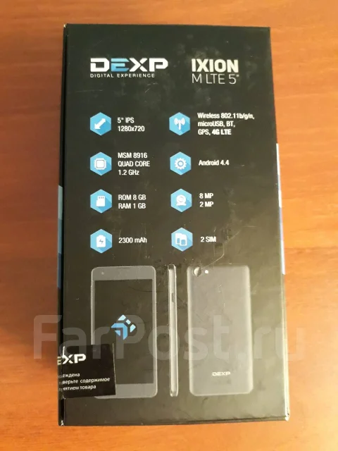DEXP Ixion M 5. �/�, 8 ��, �����, 3G, 4G LTE, Dual-SIM ����
