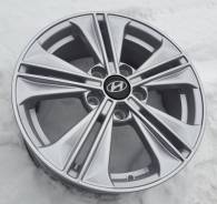 Новые литые диски K&K КС778 на Hyundai Creta R16 в Уфе K&K KC778. 6.0x16", 5x114.30, ET43, ЦО 67,1 мм.
