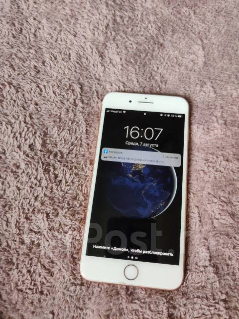 Apple iPhone 8 plus + наушники AirPods, 64 гб, 5.50", моноблок, белый ...