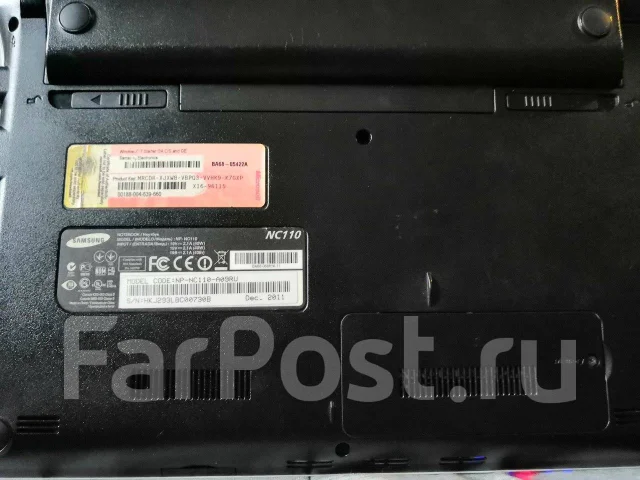 Samsung NC110. 11", 2 444����, ��� 2048 ��, ���� 1���, WiFi: 1, Bluetooth: 1, ����������� �� 3��. ����