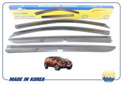 Дефлекторы окон Black комплект 4шт. Sportage SL 2010-н. в. AMD арт. AMD. DK160 в Санкт-Петербурге Дефлекторы окон Black комплект 4шт. Sportage SL 2010-н.в. AMD арт. AMD.DK160