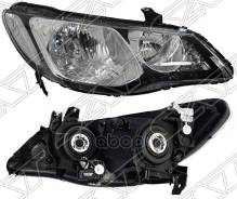 Фара Honda Civic 05-11 4d Под Эл. Корректор, Поворот Белый Sat арт. ST-217-1159R в Новороссийске Фара Honda Civic 05-11 4d Под Эл. Корректор, Поворот Белый Sat арт. ST-217-1159R