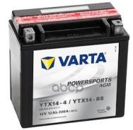 Аккумуляторная Батарея! Powersportsagm Рус 12ah 200a 152/88/147 Ytx14-Bs Moto Varta арт. 512014010 512014010_ в Новокузнецке Аккумуляторная Батарея! Powersportsagm Рус 12ah 200a 152/88/147 Ytx14-Bs Moto Varta арт. 512014010 512014010_