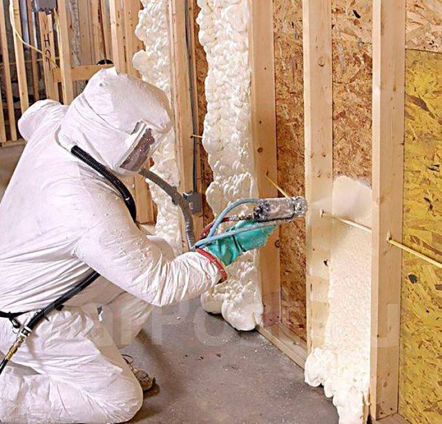 Напыляемый утеплитель, пенополиуретан, ППУ, в наличии во Владивостоке