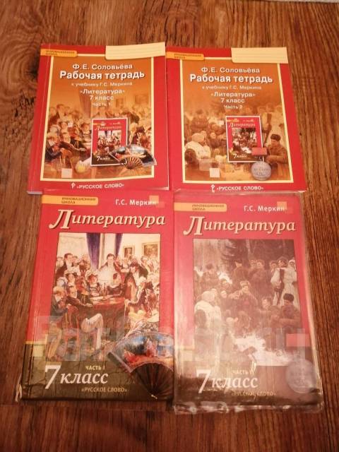 Рабочая тетрадь к учебнику меркина. Раб тетрадь литература 7 кл меркин. Литература 7 класс старый учебник.