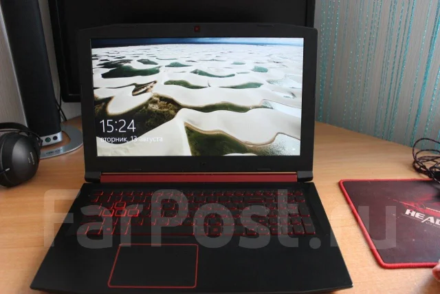Acer Nitro 5 AN515-51. 15.6", 1,8����, ��� 64 �� � ������, ���� 500���, WiFi: 1, Bluetooth: 1, ����������� �� 12��. ����