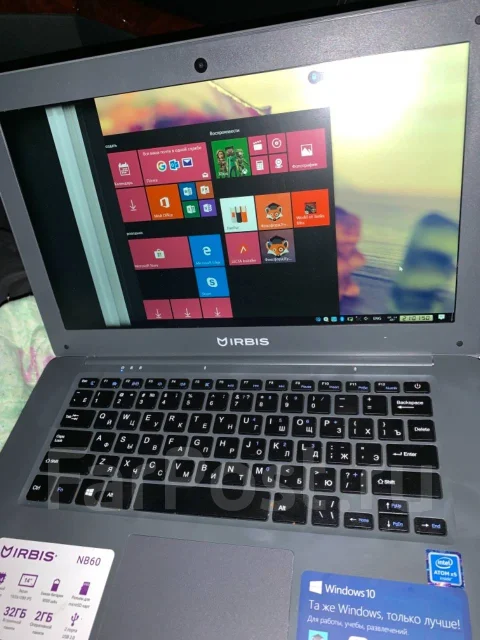 IRBIS NB60. 14", ��� 32 ��, WiFi: 1, Bluetooth: 1 ����