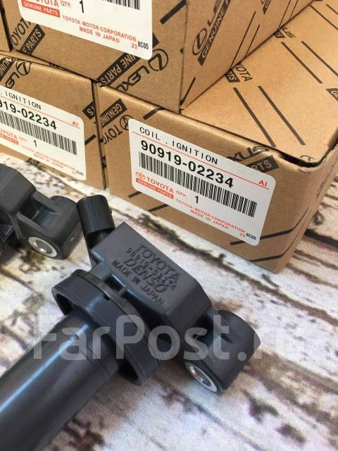 Катушка зажигания Denso 90919/02234 1MZFE Original Japan комплект 4шт ...