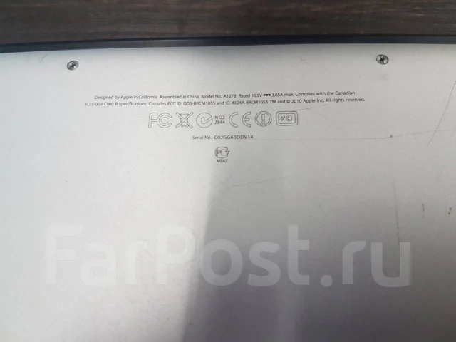Apple MacBook Pro 13 2011 Early MC724. 13.3", 2,8����, ��� 4 ��, ���� 750���, WiFi: 1, Bluetooth: 1, ����������� �� 3��. ����