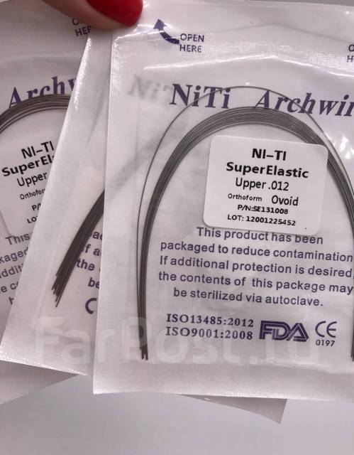 Дуга Super Elastic NiTi(титановая нить для коррекции вросшего ногтя ...