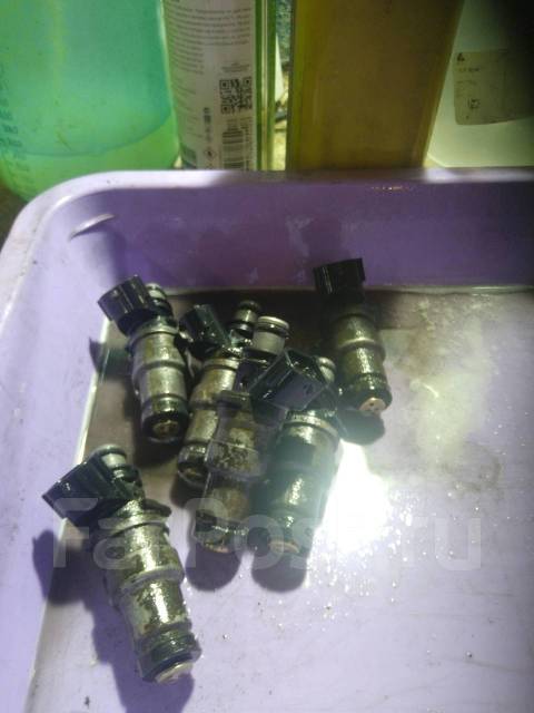 Чистка инжекторов ультразвуком, проверка на стенде. Один инжектор 350р ...