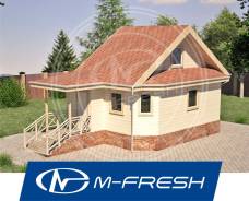 M-fresh Rio (Проект хорошей такой бани с жилой мансардой! ) в Анадыре M-fresh Rio (Проект хорошей такой бани с жилой мансардой! ). до 100 кв. м., 1 этаж, 2 комнаты, дерево