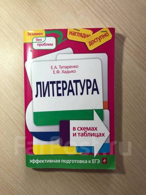 Титаренко е а хадыко е ф литература в схемах и таблицах