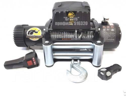 Лебёдка PRO & TOP. 13000 LBS. 24V. Трос железный. Доставка бесплатно ...