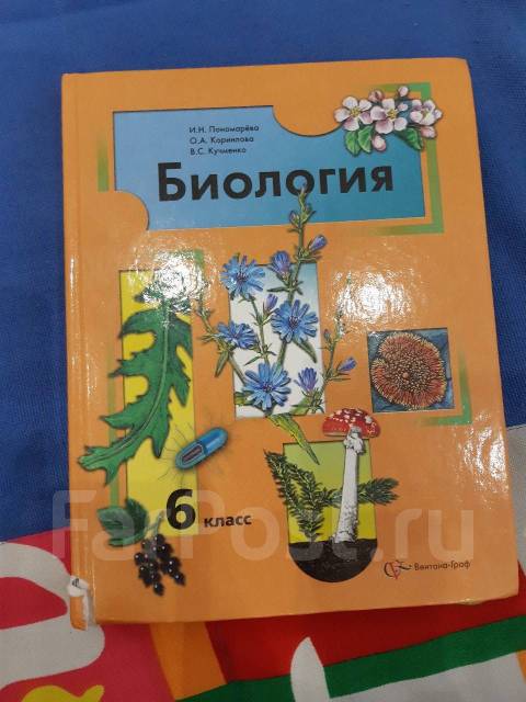 Биология 6 класс учебник пономарева 15 параграф