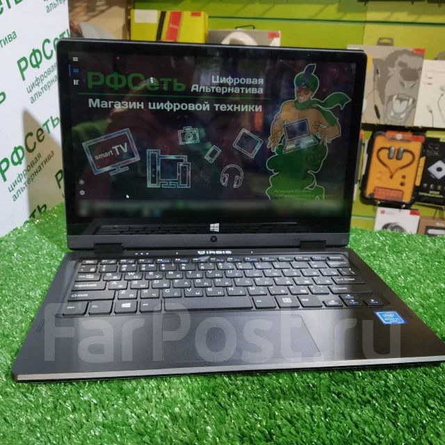 IRBIS NB116. 11.6", 1 400����, ��� 4 ��, ���� 32���, WiFi: 1, Bluetooth: 1, ����������� �� 2��. ����