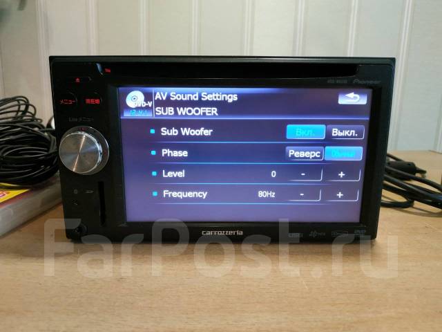 Pioneer Carrozzeria AVIC-MRZ80 (AVIC-F900BT) For Japan Navitel, 2 DIN —  178x100 мм, б/у, в наличии. Цена: 5 700₽ во Владивостоке