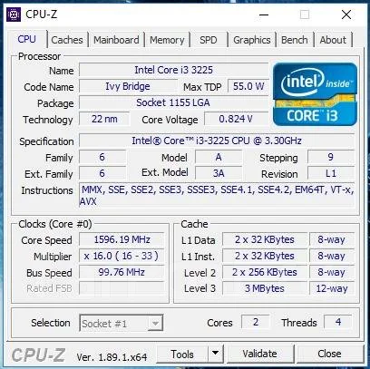 Intel Core i3-3225 ����