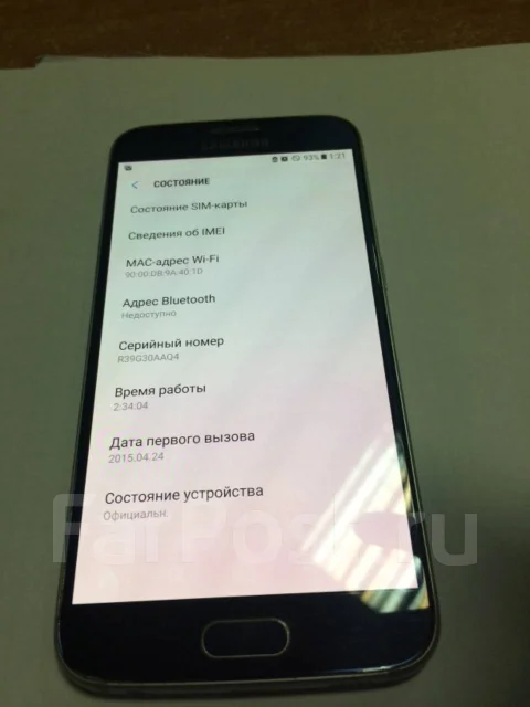 Samsung Galaxy S6. �/�, �����, 3G, 4G LTE, Dual-SIM, ����������, NFC ����