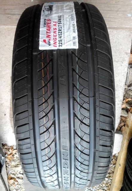 Antares Ingens A1, 225/45 R17 94W, 17", 1 шт, в наличии, 225 мм, 45 % ...