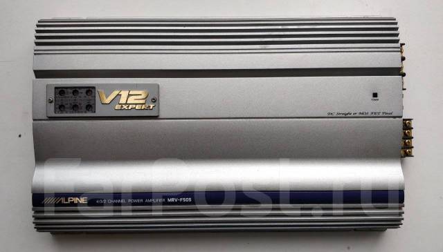ALPINE V12 Expert MRV-F505アンプ Alpine mrv-f505 Old School 4 Channel Car Amplifier New Old Stock