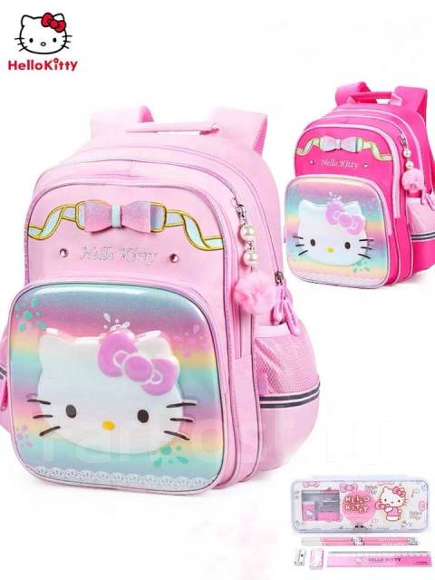 Рюкзак детский школьный Hello Kitty (Хеллоу Китти)+Подарок - Аксессуары ...