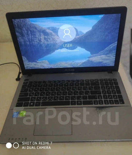 Asus X550L. 15.6", ��� 4 ��, WiFi: 1, Bluetooth: 1, ����������� �� 1��. ����