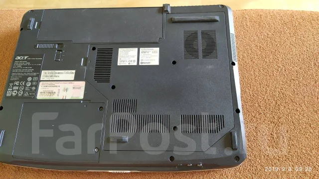 Acer Aspire 5520. 15.6", 2����, ��� 3072 ��, ���� 160���, WiFi: 1, Bluetooth: 1, ����������� �� 1��. ����