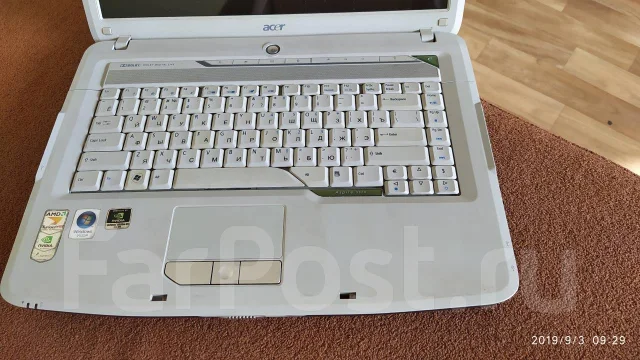 Acer Aspire 5520. 15.6", 2����, ��� 3072 ��, ���� 160���, WiFi: 1, Bluetooth: 1, ����������� �� 1��. ����