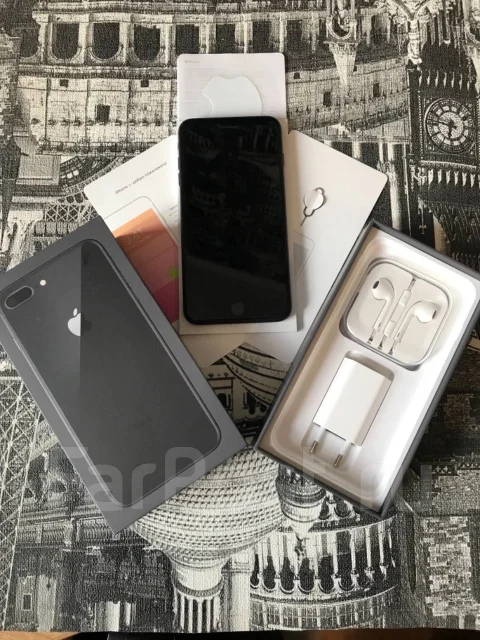Apple iPhone 8 Plus. �/�, ������, 3G, 4G LTE, Dual-SIM, ����������, ���������, NFC ����