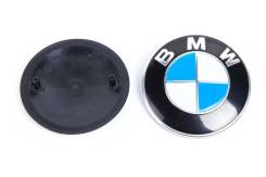 Эмблема для BMW классика 82 мм алюминиевая в Москве Эмблема для BMW классика 82 мм алюминиевая