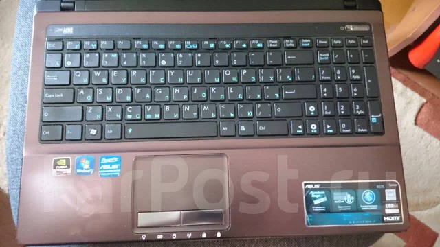 Asus K53SD. 15.6", 3,1����, ��� 8 ��, ���� 600���, WiFi: 1, Bluetooth: 1, ����������� �� 4��. ����