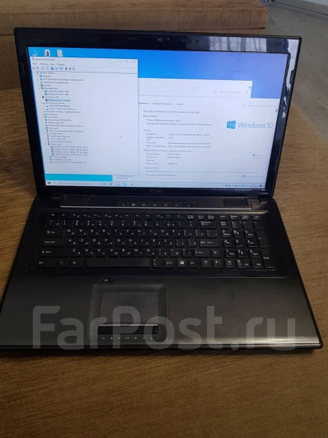 MSI CX70. 17.3", 2,5����, ��� 16 ��, ���� 250���, WiFi: 1, Bluetooth: 1, ����������� �� 3��. ����