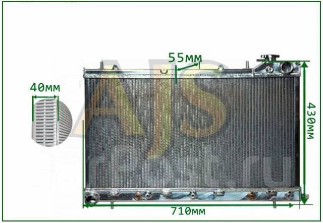 Радиатор субару ajs